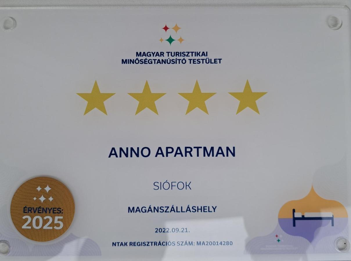 Anno Apartman Siofok Exterior photo